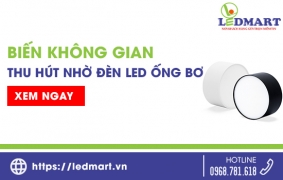 Biến không gian nhà hàng, quán cafe trở nên thu hút nhờ đèn led ống bơ